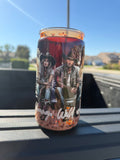 Custom Glitter Snow Globe Tumbler - Personalized Cup Pinky’s Custom Design